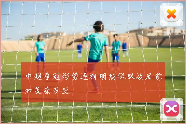 中超争冠形势逐渐明朗保级战局愈加复杂多变